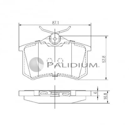 PALIDIUM P1-1172 BREMSEKLOSSER PALIDIUM P1-1172 BREMSEKLOSSER